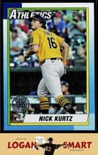 2025 Topps Update 1990 Topps Baseball Nick Kurtz #U90-17 card