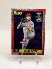 2025 Topps Update 1990 Topps Chrome Baseball Chase Petty #U90C-89 card