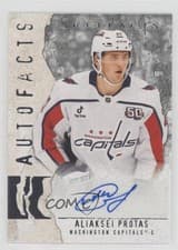 2025-26 Upper Deck Artifacts Autofacts Aliaksei Protas #AF-AP card
