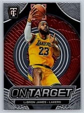 2024-25 Panini Totally Certified On Target LeBron James #10 card