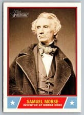 2025 Topps Heritage Notable Americans Samuel Morse #NS-96 card