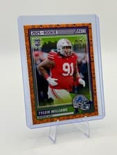 2025 Score-A-Treat Base Rookies Pumpkin Tyleik Williams #85 card