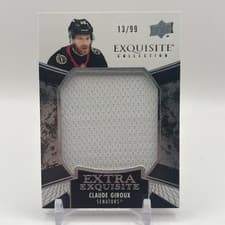 2024-25 Upper Deck Black Diamond Exquisite Collection Extra Exquisite Jersey Claude Giroux #ECE-CG card