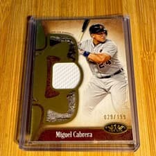 2026 Topps Tier One Tier One Legend Relics Miguel Cabrera #T1LR-MC card