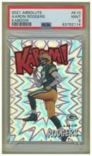 Aaron Rodgers 2021 Panini Absolute Kaboom card