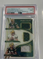 Jordan Love 2024 Panini Immaculate Collection Immaculate Numbers Memorabilia card