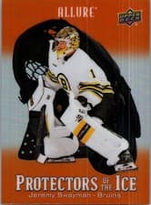 2024-25 Upper Deck Allure Protectors of the Ice Jeremy Swayman #PI-4 card