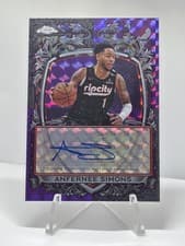 2025-26 Topps Chrome Signature Style Anfernee Simons #SS-ANS card