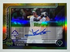 2025 Topps Pro Debut Autographs James Tibbs III #PD-166 card