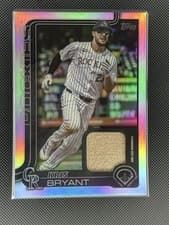 2025 Topps Real One Relics Kris Bryant #405 card