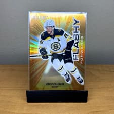 2025-26 Upper Deck Allure Flashy Forwards David Pastrnak #FF-7 card