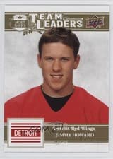 2025-26 Upper Deck Detroit Red Wings Centennial Team Leaders Jimmy Howard #186 card