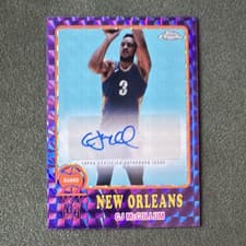 2024-25 Topps Chrome 1973 Topps Autographs CJ McCollum #73TA-CM card