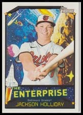 2026 Topps Heritage The Enterprise Jackson Holliday #TE-JH card