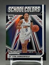 Crystal Dangerfield 2024 Panini UConn Contenders School Colors card