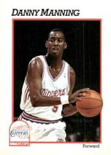 Danny Manning 1991-92 Hoops Base Set card