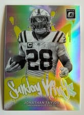 2025 Donruss Optic Sunday Kings Jonathan Taylor #16 card