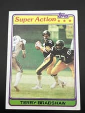 Terry Bradshaw 1981 Topps card