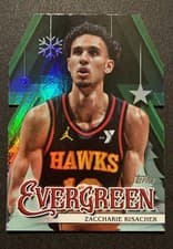 2025-26 Topps Holiday Evergreen Zaccharie Risacher #EV-ZR card