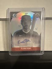 2025 Bowman Chrome Ascensions Autographs Elian Peña #BAA-EP card