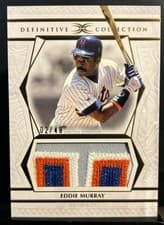 2025 Topps Definitive Collection Jumbo Relic Collection Eddie Murray #DJRC-EM card