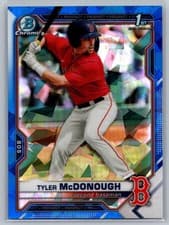 Tyler McDonough 2021 Bowman Draft Sapphire card