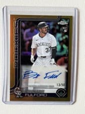 2025 Topps Chrome Update Autographs Braxton Fulford #AC-BF card