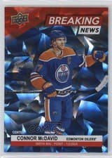 Connor McDavid 2024-25 Upper Deck Breaking News card