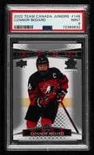 Connor Bedard 2022 Upper Deck Team Canada Juniors card
