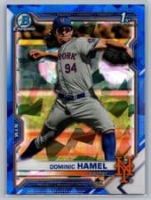 Dominic Hamel 2021 Bowman Draft Sapphire card