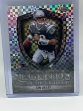 2025 Topps Chrome Legends of the Gridiron Tom Brady #LOG-9 card