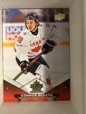 2025-26 Tim Hortons Team Canada Olympic Hockey Base Set Connor Bedard #57 card