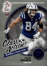 2025 Topps Signature Class Class Action Tyler Warren #CA-14 card