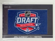 2024-25 O-Pee-Chee First Round Draft Patches Juraj Slafkovsky #DP-7 card