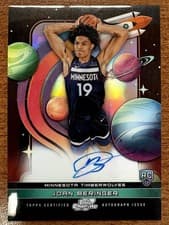 2025-26 Topps Cosmic Chrome First Flight Signatures Joan Beringer #FF-JB card
