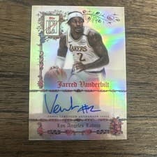 2025-26 Topps Signature Class Manuscripts Jarred Vanderbilt #MS-JVA card