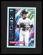 2025 Topps Chrome Update Topps Chrome Expose Chase Dollander #TCE-40 card