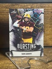 2025 Leaf Vivid Bursting With Talent Sam Leavitt #TB-55 card