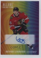 2025-26 Upper Deck Allure Color Flow Full Rainbow Auto Artyom Levshunov #RA-LE card