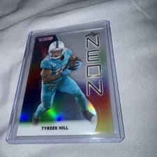 2025 Leaf Vivid Neon Tyreek Hill #NB-44 card