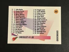 Checklist: 1-60