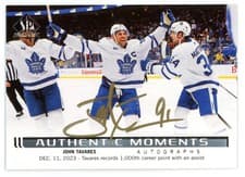 2024-25 SP Authentic Authentic Moments Autographs John Tavares #AM-JT card