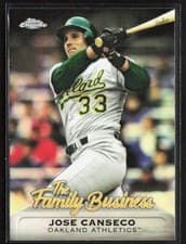 2019 Topps Chrome the Family Business Jose Canseco #FBC-13