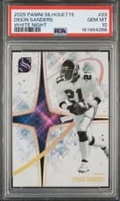 2025 Panini Silhouette White Night Deion Sanders #23 card