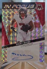 2025 Panini Mosaic In Focus Signatures Bucky Irving #IFS-BIG card