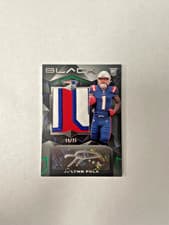 2024 Panini Black Rookie Patch Autographs Ja'Lynn Polk #212 card
