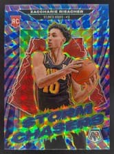 2024-25 Panini Mosaic Storm Chasers Zaccharie Risacher #18 card