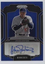 Johan Santana 2025 Panini Prizm Legendary Signatures card