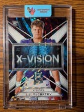 2024 Panini Spectra X-Vision J.J. McCarthy #XV-JJM card