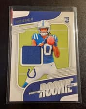 Adonai Mitchell 2024 Panini Absolute Absolute Rookie Materials card